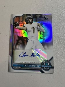 CHASE GARBERS 2021 Bowman U Refractor Autograph Autograph Auto  Card