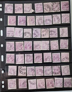 KGV head 1d Voilet Postmark Used *Price for 1 stamp only* - Picture 1 of 2