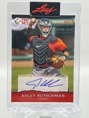 2022 Leaf Pro Set Sports Multi-Sport Adley Rutschman Auto Red Rookie SP - Image 1 of 3