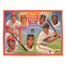1993 UPPER DECK BASEBALL WORLD CHILDREN'S FAIR COMMEMORATIVE SHEET #'40255