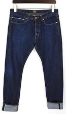 NEUW Lou Slim Jeans Men's W32/L34 Selvedge Button Fly Pockets Blue