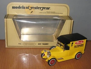 Matchbox Yesteryear Y5 Talbot Van Merita with decals - Picture 1 of 4