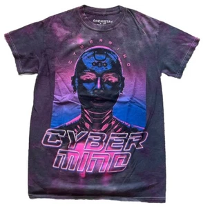Chemistry Tie-Dye T-Shirt Cybermind Pink/Gray Small 100% Cotton - Picture 1 of 8