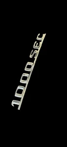 Mercedes SEC C126 AMG 1000SEC CHROME Emblem Badge NEW - Picture 1 of 2