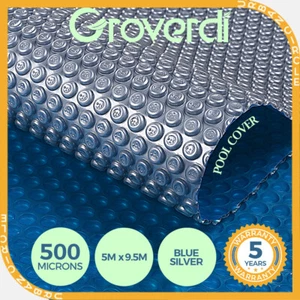 Groverdi Pool Cover 500 Micron Swimming Pool Cover Solar Blanket 9.5M x 5M - Picture 1 of 9