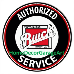 Buick Authorized Service, Metal Sign, Aged or New Style, Garage Art HDGA - Picture 1 of 4