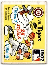 1968 CUBS VS. TIGERS 1907 WORLD SERIES 1907 WORLD SERIES CHICAGO CUBS #5