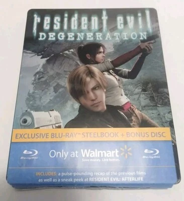 Resident Evil Degeneration -  Blu Ray Steelbook Walmart Exclusive  - Image 1 of 4
