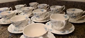 Set 12 tazze e piattini vintage Cina di Myott Staffordshire made in England - Foto 1 di 9