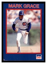 1990 Starline Long John Silver #16 MARK GRACE Chicago Cubs ~F8JJ