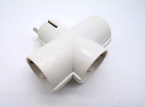 Dreifachstecker Multistecker 3-fach weiß - Bild 1 von 5
