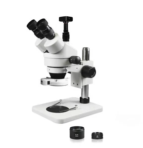 Microscopio estéreo con zoom trinocular Parco Scientific 3,5X-90X con cámara de 16 MP - Imagen 1 de 5