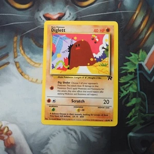 Diglett 52/82 Pokemon Team Rocket Played Single Card WOTC Unlimited - Picture 1 of 12
