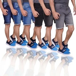 Herren Sommer Jeans kurze Hose Jeansshorts Bermuda Freizeit Designer Short Hose - Bild 1 von 42