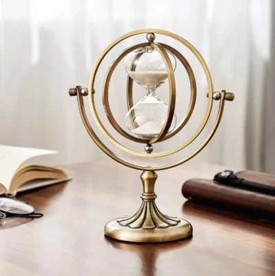 Sanduhr Retro Stil nostalgische Dekoration für Wohnzimmer und Regal - Bild 1 von 2