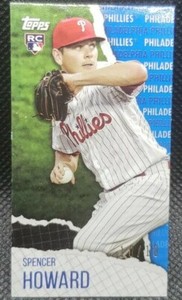SPENCER HOWARD 2021 Topps Rip Card MINI Blue Parallel Rookie RC #10/10 Phillies