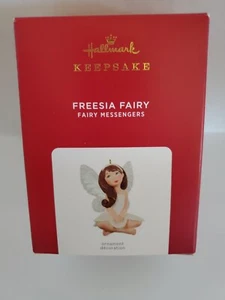 Hallmark Freesia Fairy Keepsake Ornament Fairy Messengers  17 in Series 2021 NEW - Picture 1 of 5