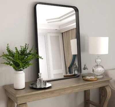 20x28''  Rectangular Wall Mirror with Shelf Metal Frame For  Bathroom Bedroom - Image 1 of 4