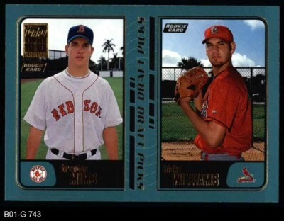 2001 Topps #743 Brandon Mims Draft Picks Red Sox / Cardinals ROOKIE 8 - NM/MT - Image 1 of 2