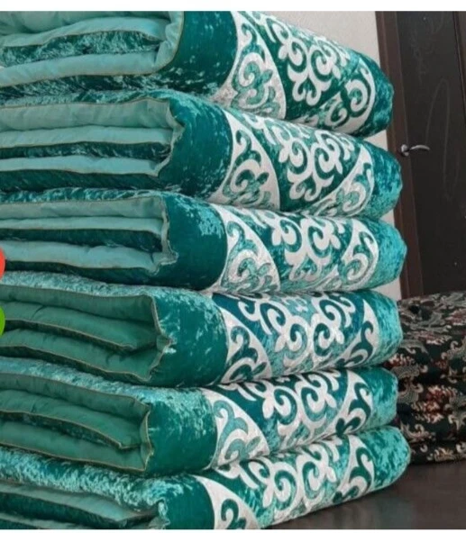 Bedding "Kurak korpe" patchwork cotton blanket (sewing) with patterns, 1 PIECE - Image 1 of 1