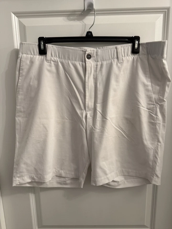 Pantalones Cortos Under Armour Para Hombre 42 Blanco Rendimiento Elastizados Golf Chino Foto 1 de 4