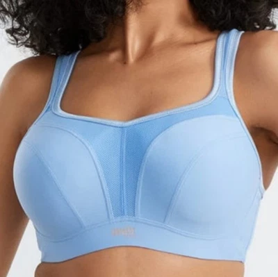 Sujetador deportivo PANACHE 32GG Power con aros fitness correr espalda deportiva azul gimnasio 5021A Foto 1 de 4