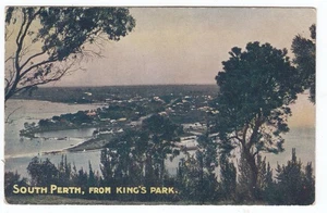 ANTIGUA POSTAL South Perth from King's Park Australia Occidental 1907 - Imagen 1 de 2