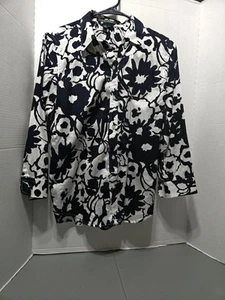 Lauren Ralph Lauren Size M Multicolored Flower - Picture 1 of 5