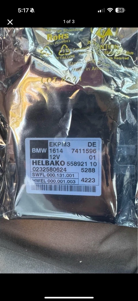 司机燃料控制模块适用于 2011 - 2016 Bmw 535i — 第 1/3 张图片