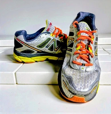 New Balance 860v4 Men's Running Shoes Gray Yellow Orange Athletic Size 13 - Image 1 of 4