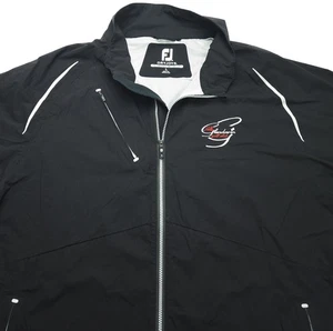 Large FootJoy DryJoys Select Golf Rain Jacket Black full zip 35364 Men's - Picture 1 of 7