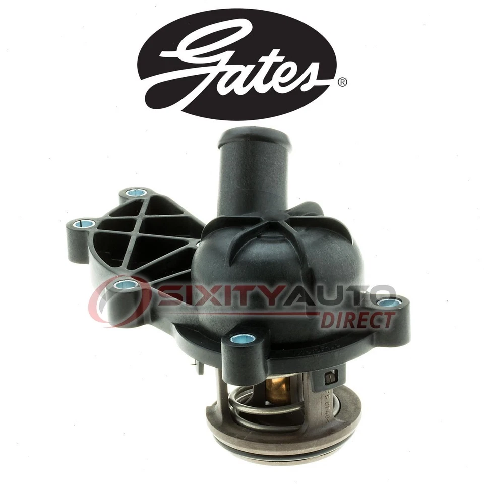 Gates Coolant Thermostat for 2005-2009 Audi A4 Quattro 3.2L V6 - Antifreeze zn Foto 1 de 4