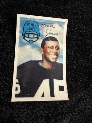 B 1970 Kellogg's #52 Homer Jones CLEVELAND BROWNS ~ Ex Oddball - Image 1 of 3