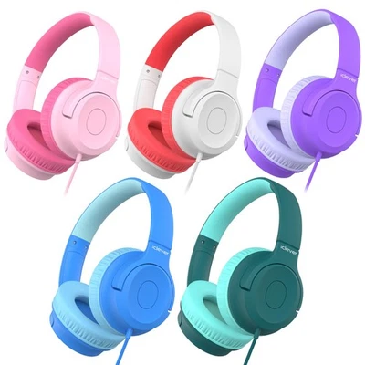 Модернизированные детские наушники iClever для школы оптом упаковка 5 шт. складные и поворотные... - Изображение 1 из 4