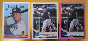 Luis Urias 3 Karten Rookie Lot. San Diego Padres. Topps. Donruss - Bild 1 von 7