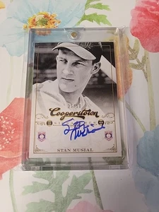 2012 Panini Cooperstown Signatures Stan Musial Autograph /50 HOF - Picture 1 of 2
