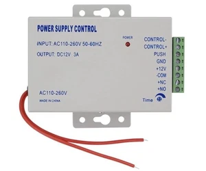 Access Control Power Supply 12V 3A DC for Electric Locks Door Systems - Picture 1 of 4