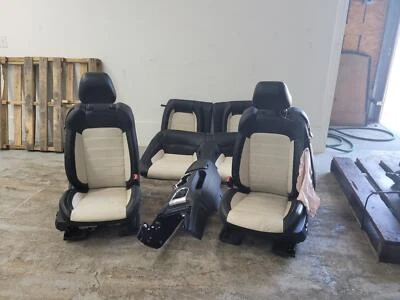 2015-2017 Mustang 50th Anniversary Front/Rear Seats W/Console - Image 1 of 4