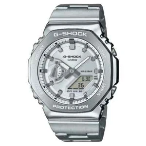 Casio G-Shock G-STEEL Analog-Digital Silver Dial Steel Men's Watch GM2110D-7A - Picture 1 of 1