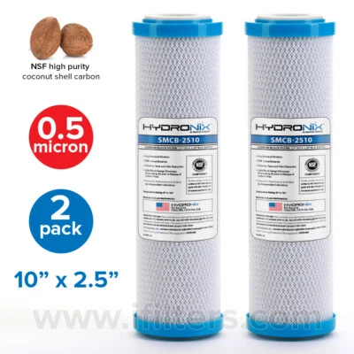 2 PK Carbon Block Drinking Water Filter Replacement for Lead Asbestos CTO Cysts - Image 1 of 4
