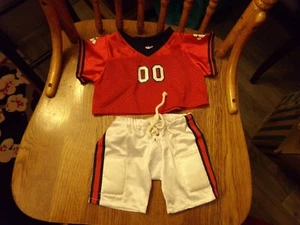 FÜR Puppe oder BÄR Jungen REDSHIRT/WEISSE SHORTS Outfit Build a Bear - Bild 1 von 3