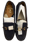 Polo Ralph Lauren Anders Blue Suede Driver Loafers Shoes MEN'S Size 13 New