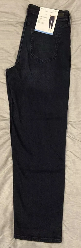 Social Standard by Sanctuary Women's High Rise Straight Jean Size 10 Nighthawk