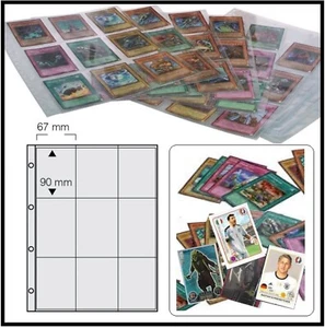 500 Safe 5484-XL A4 feuilles de collecte 9 cases 90x67mm Pour Trading Cartes - Photo 1/8