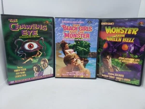 Retro Monster DVD Lot (1958,58,65) Classic Cheese Creatures! Very Good Condition - Picture 1 of 3