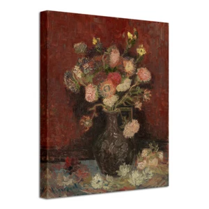 Canvas Print Picture Van Gogh Painting Repro Home Decor Wall Art Floral Framed - Picture 1 of 9