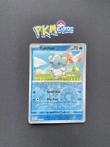Juego de cartas coleccionables Pokémon Cubchoo Obsidian Flames 053/197 holograma inverso LP. - Imagen 1 de 3