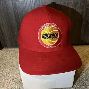 Houston Rockets NBA Vintage Starter Cap Star Fit Size 1 Signed Robert Reid #50 - Picture 1 of 7