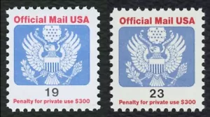 #O147-O148 19c & 23c Official Mail, Mint **ANY 5=FREE SHIPPING* - Picture 1 of 3