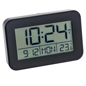 ATLANTA Funkwecker Digital Schwarz 1802/7 - Imagen 1 de 1
